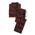 Flannel Pajama Set- Red/Black